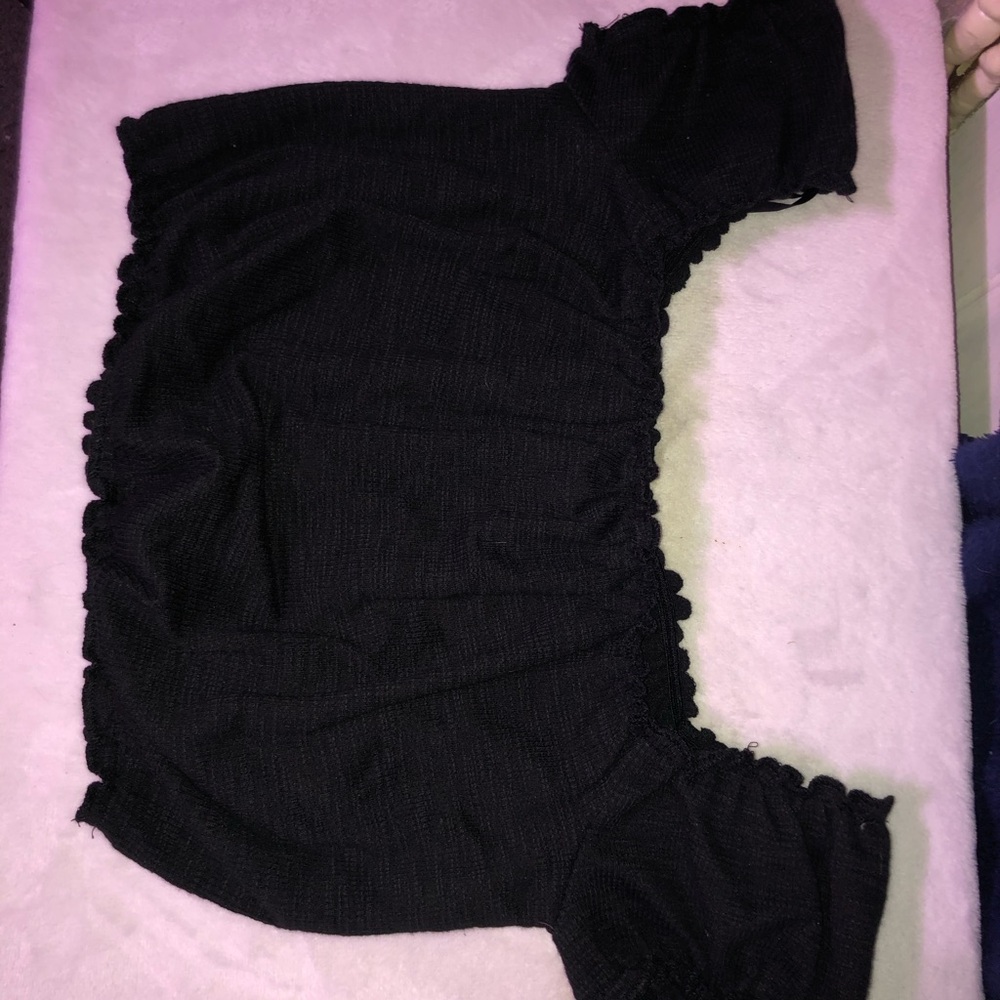 Forever 21 Black Crop Top